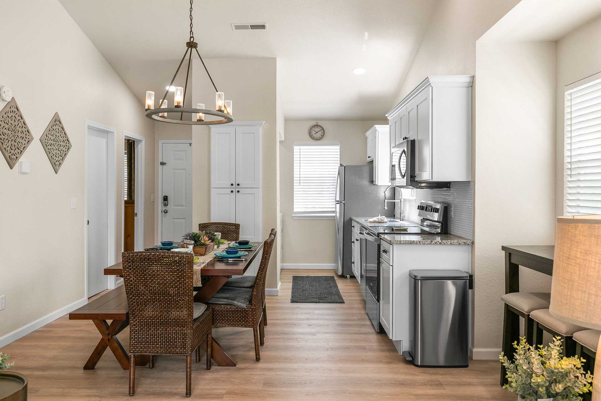 The updated kitchen is a true showstopper.