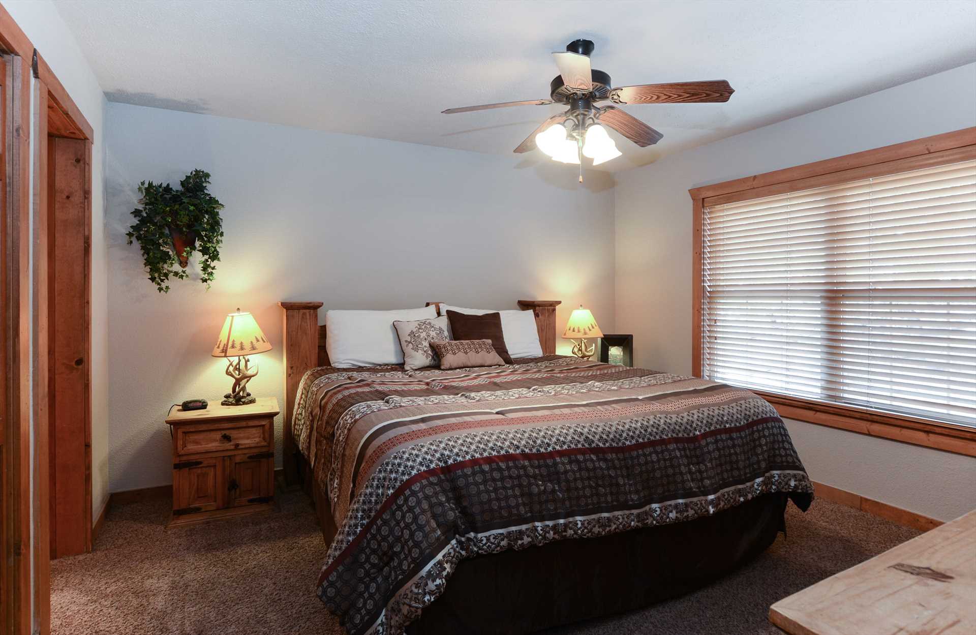 This is one of two king bedrooms on the main floor, Lodge #2