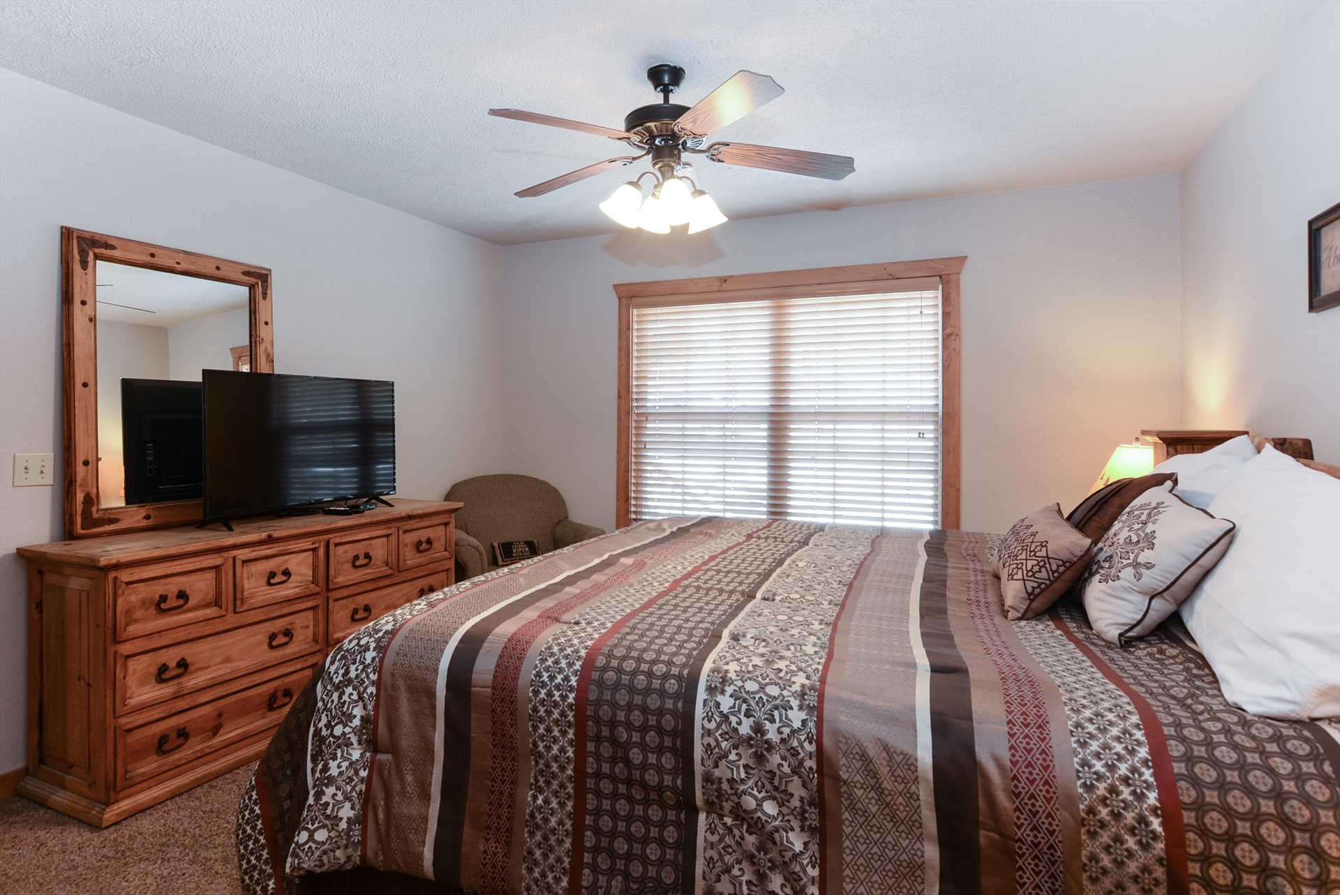 This is the second king bedroom on the main floor, Lodge #20