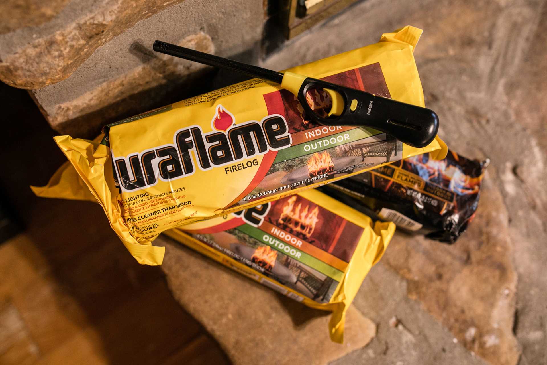 We provide everything you need to start your first fire.