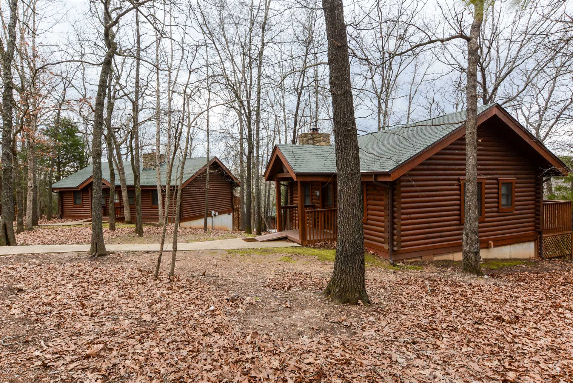 Right next door is a 1 bedroom cabin - 153 for bigger groups