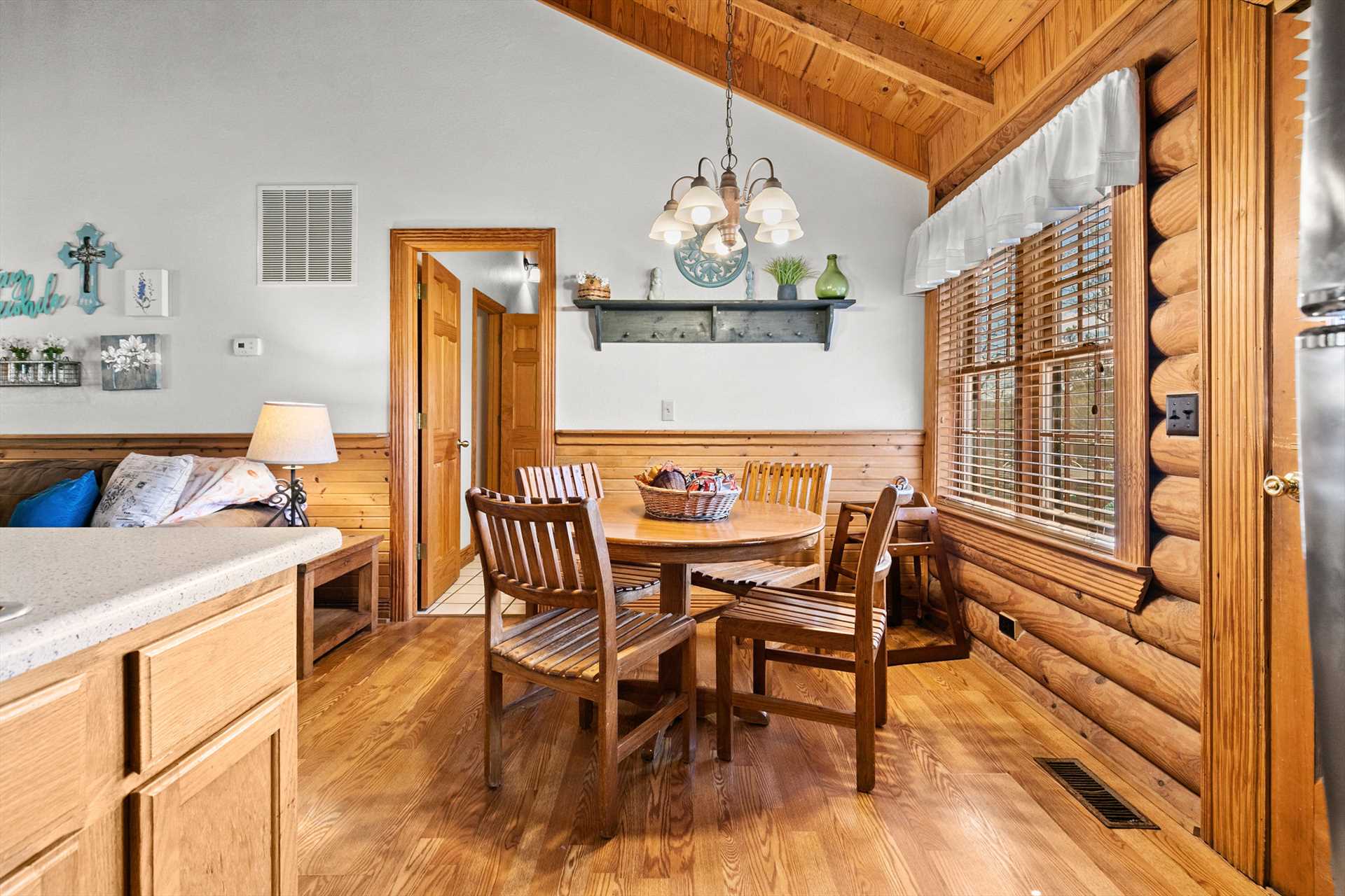 There is so much natural light throughout the space.