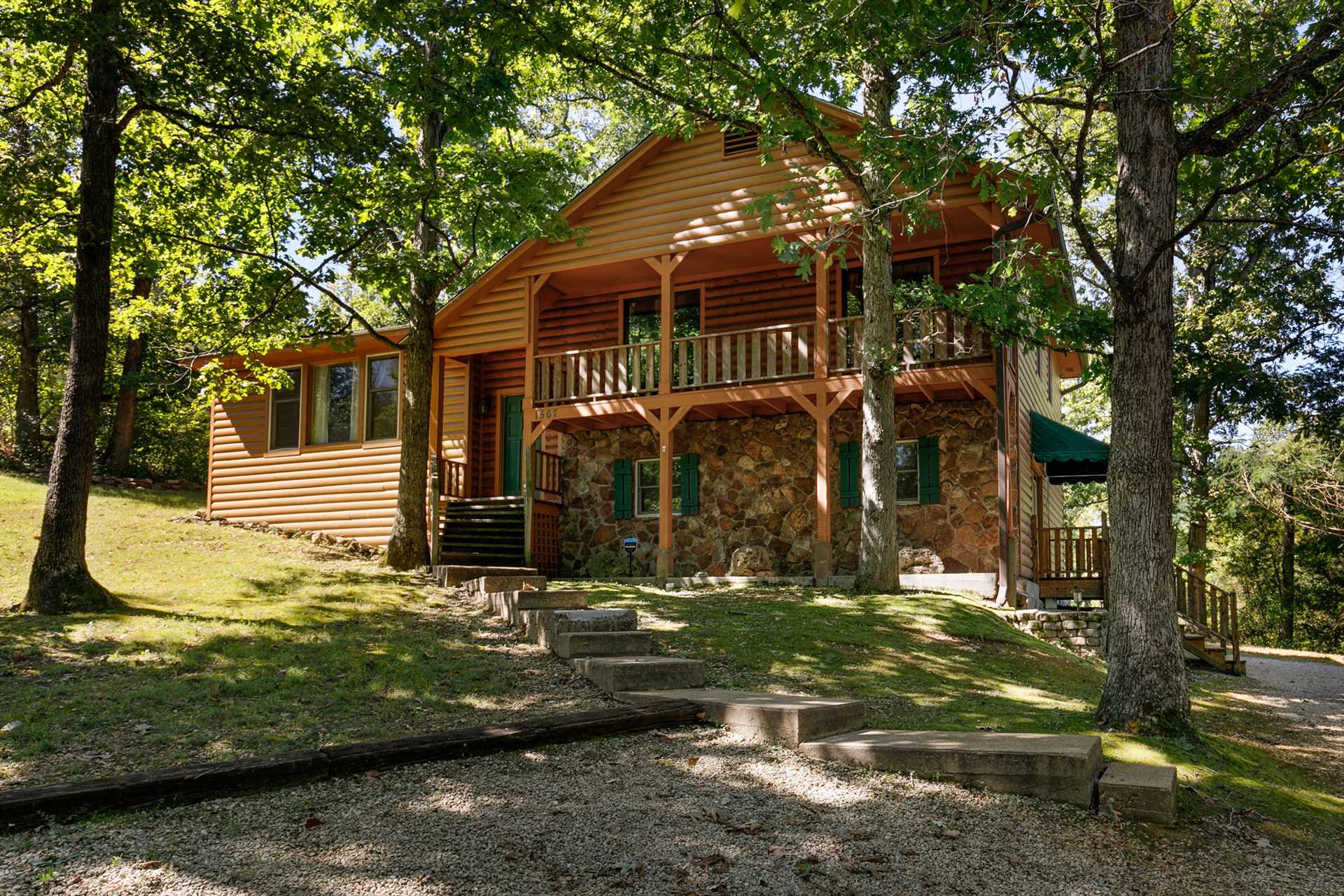 This ultra private property is right in the heart of Branson