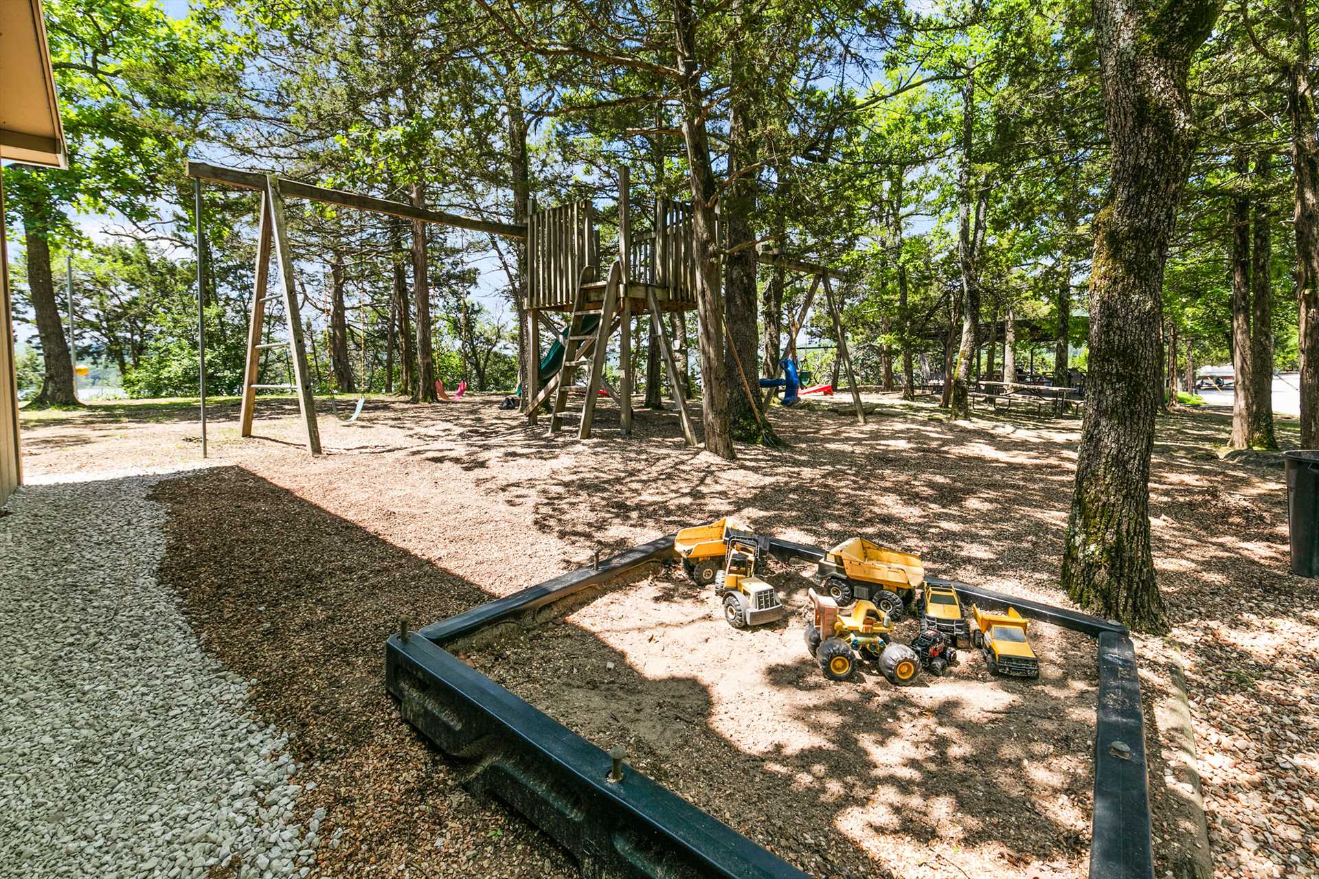 Younger guests love the playground.