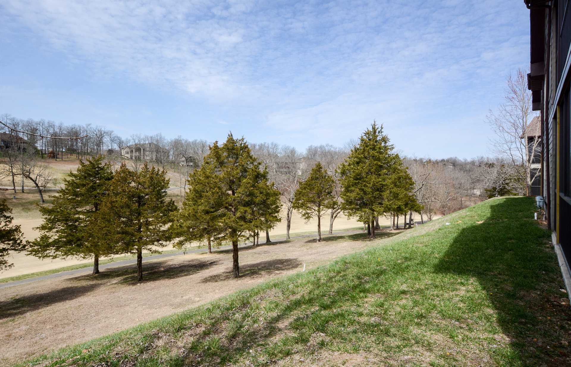 The view of the Ledgestone Golf Course - right on site!