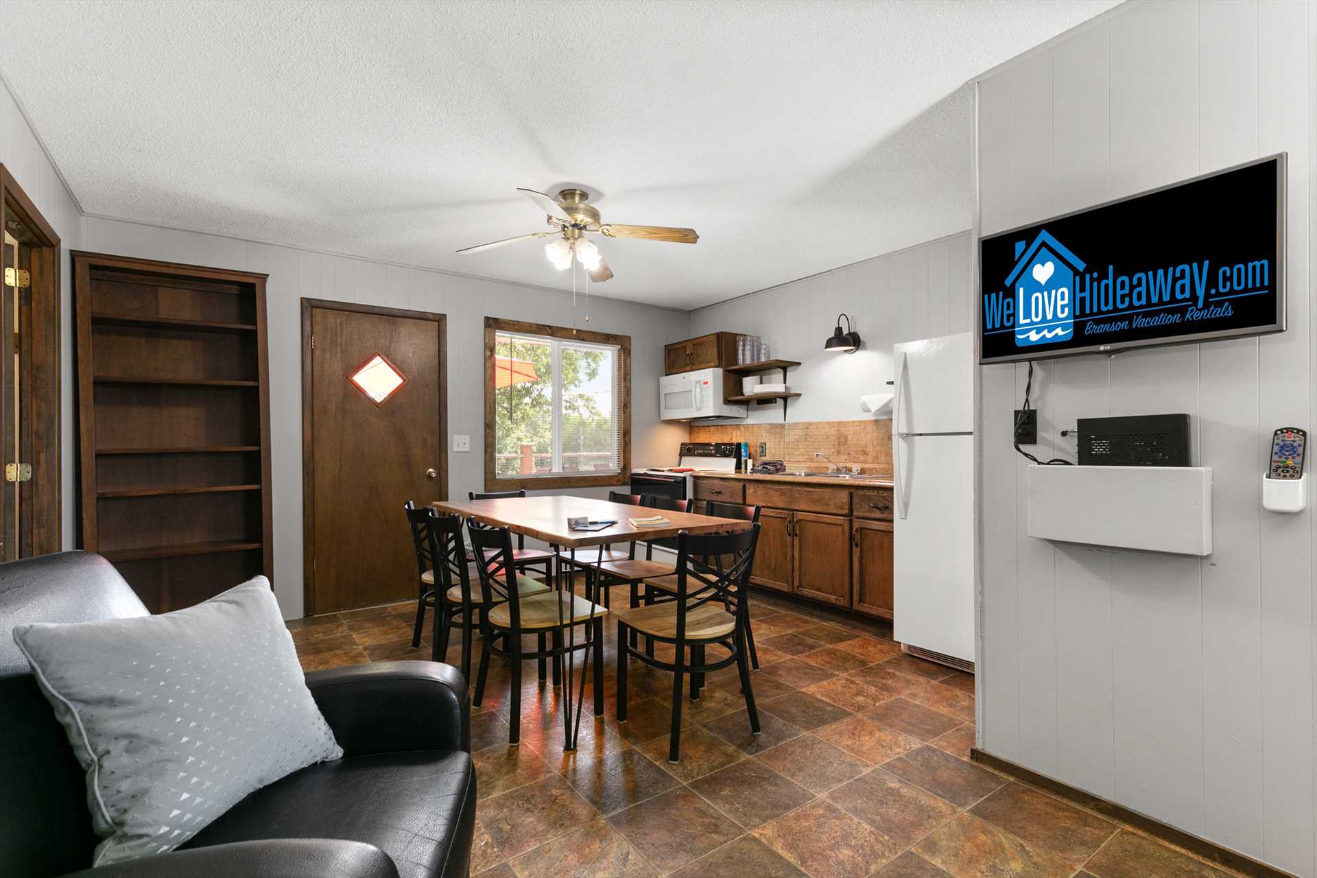 The kitchen is open to the living area.