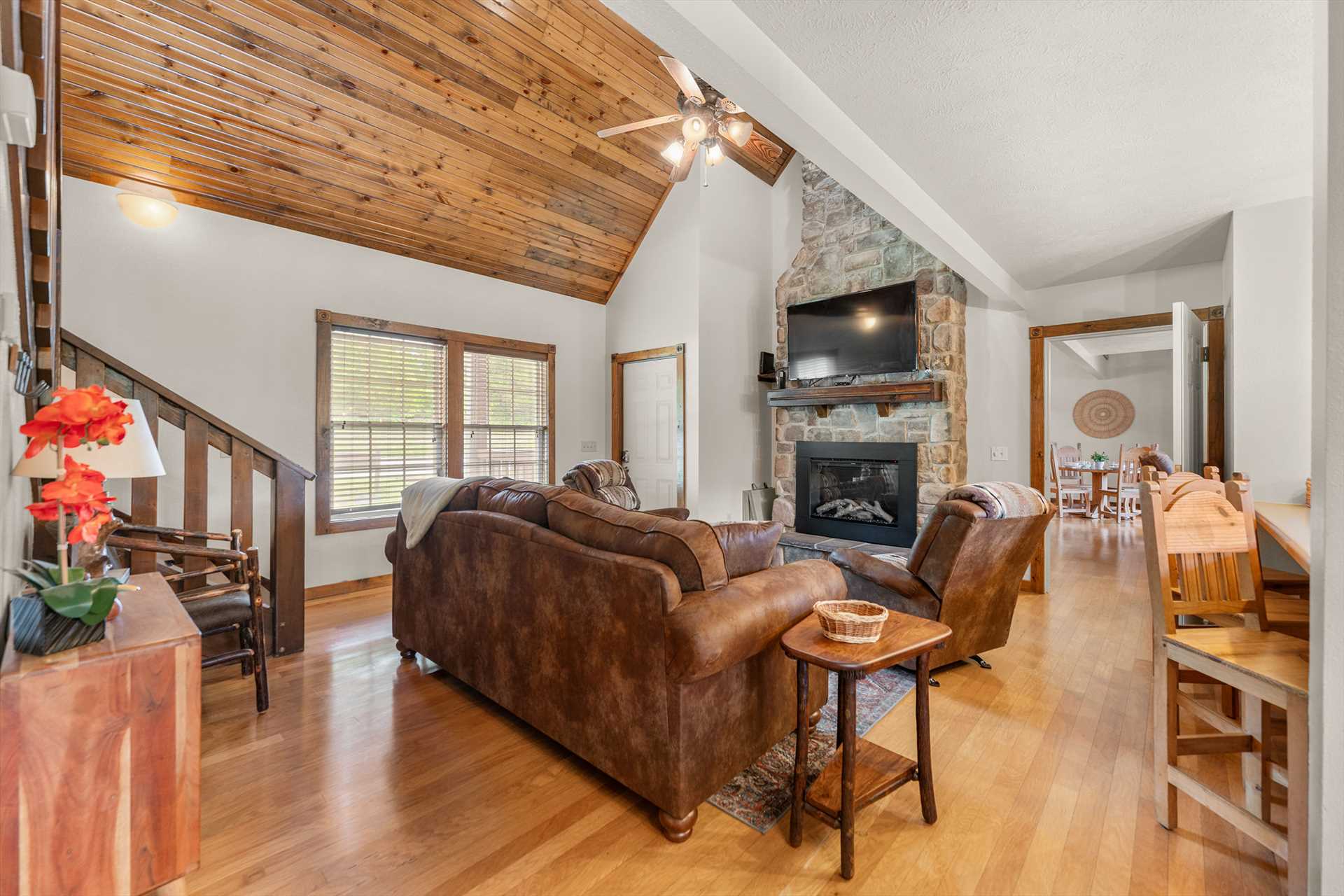 Two living areas