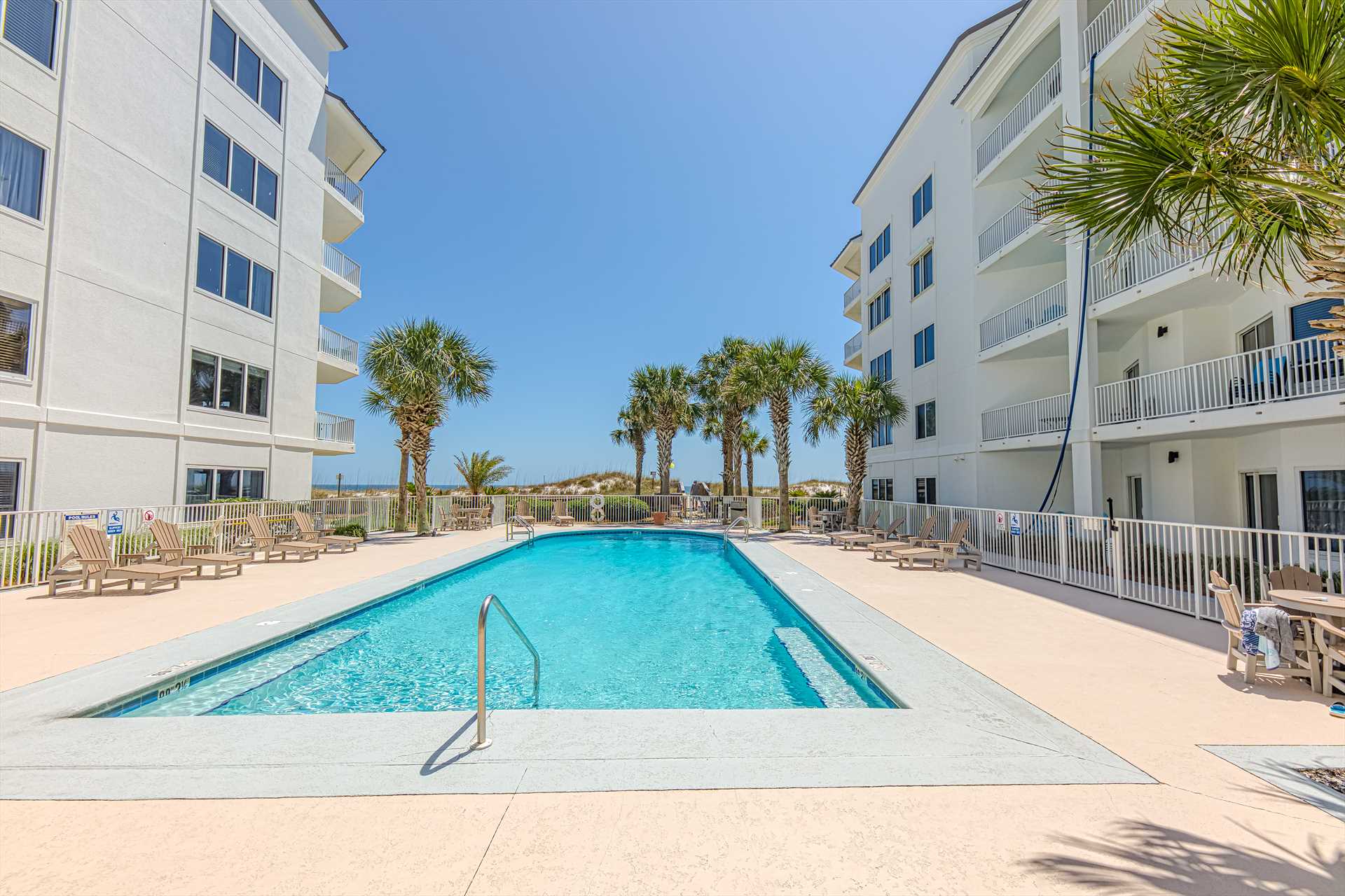 Beautiful pool area