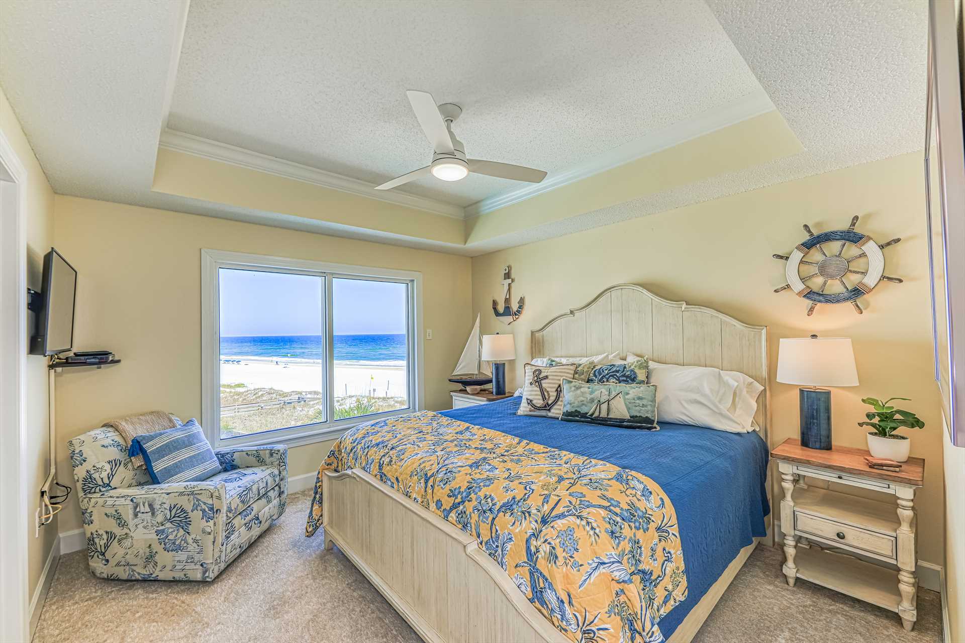 2nd King Bedroom with beach view