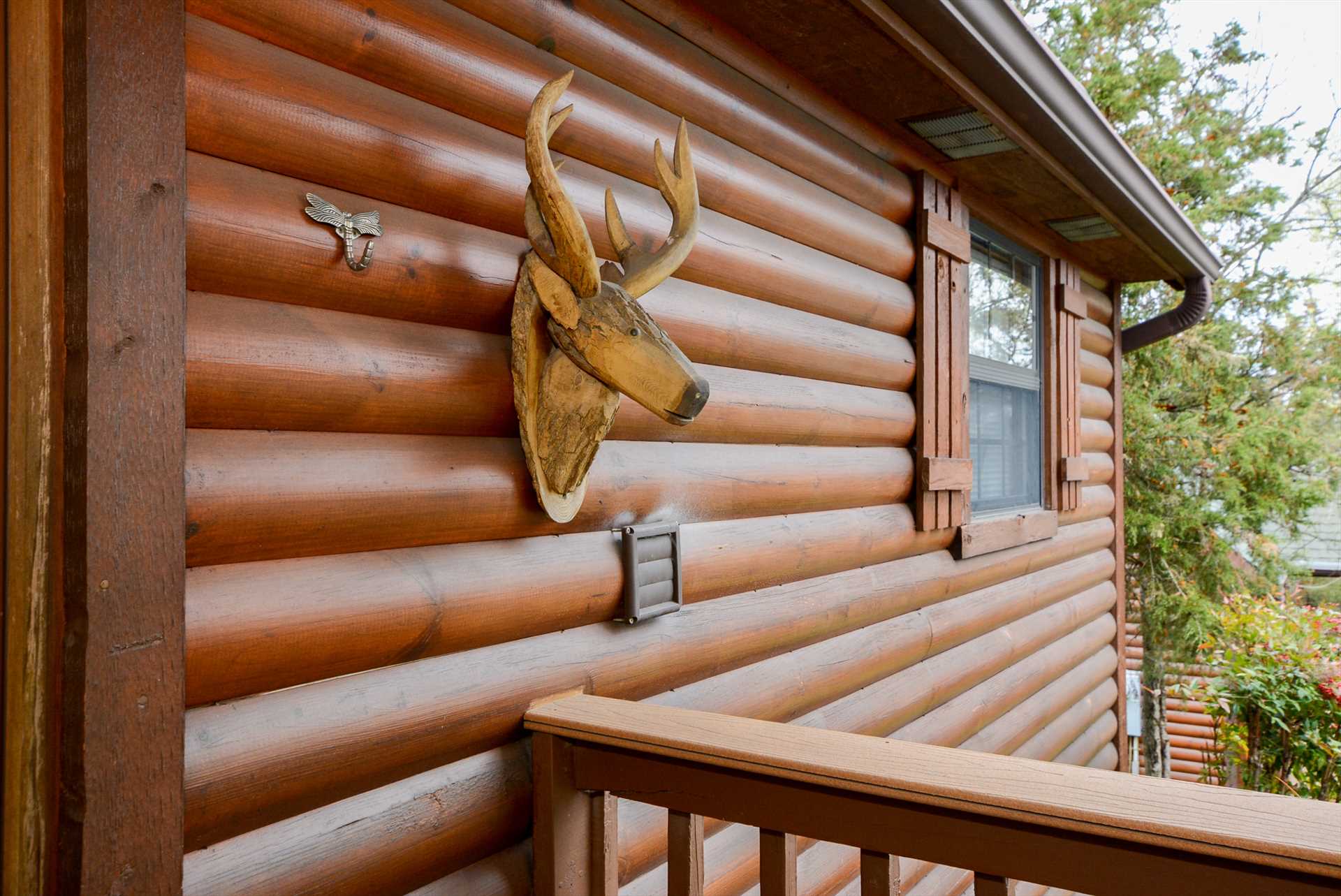 This is the real deal - a solid log cabin in the heart of th