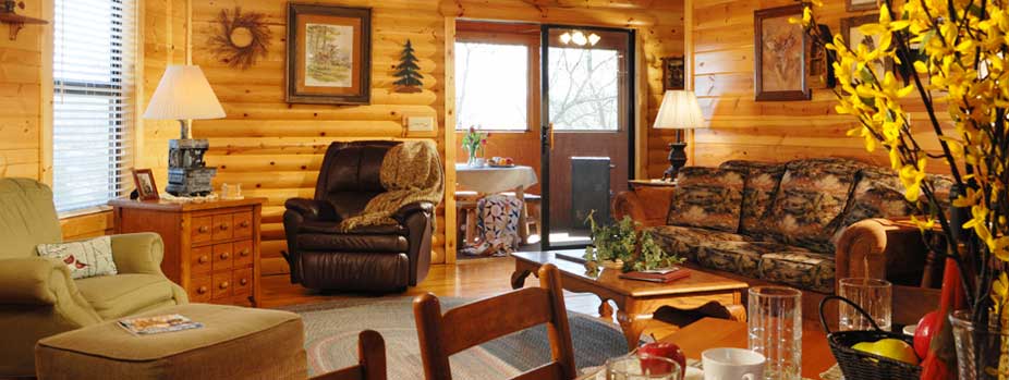 Branson Woods Luxury Cabin: Living Room