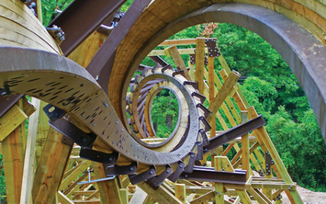 Silver Dollar City's Outlaw Run rollercoaster