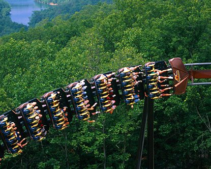 Silver Dollar City rollercoaster