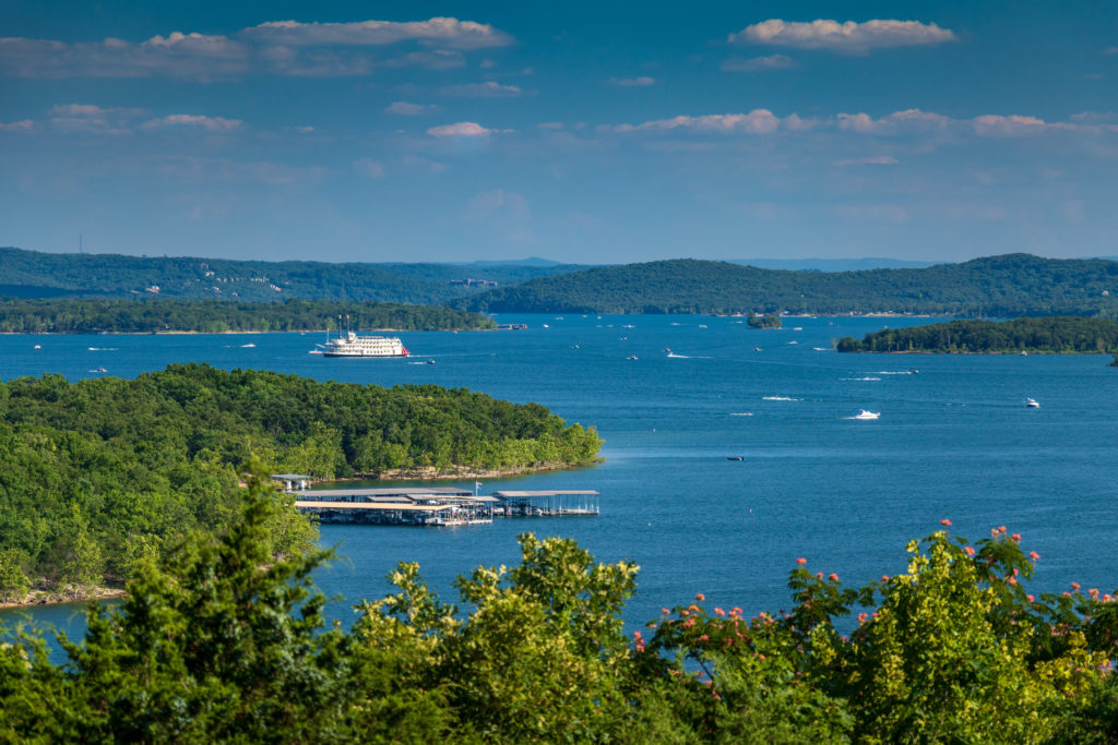 vista view of Table Rock Lake