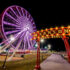 Branson Ferris Wheel at night, one of the best things to do in Branson, MO