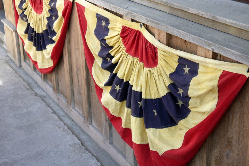 American Flag design banners
