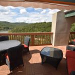 Condo balcony with Table Rock Lake view