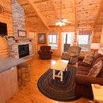 vacation cabin living room
