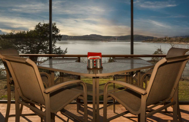 A Lovely View of the Lake From a Table Rock Lake Cabin