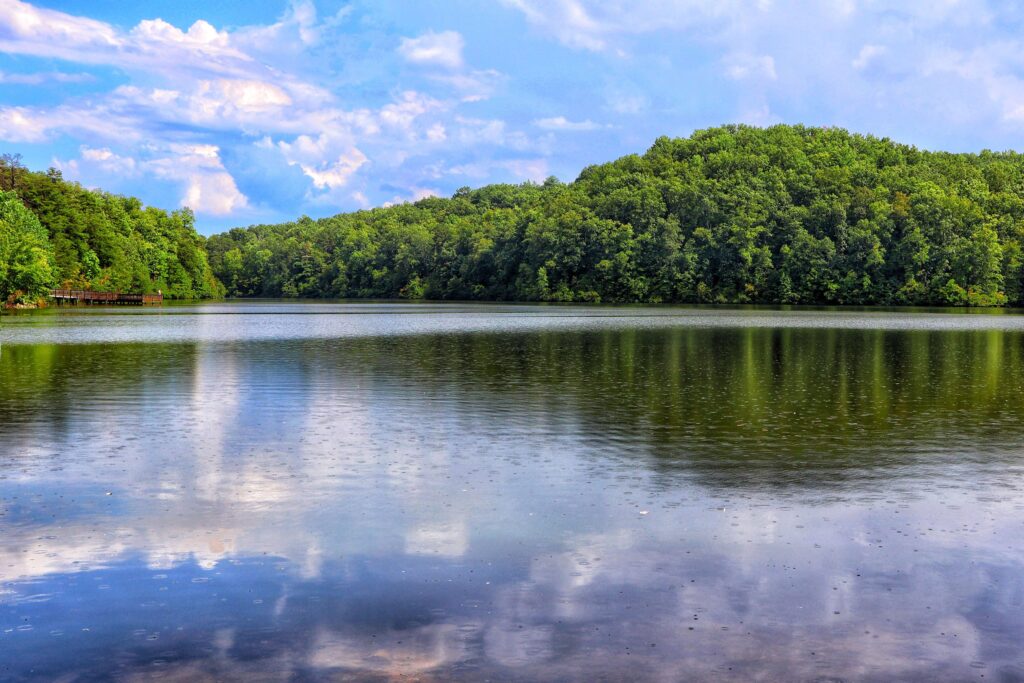 The view from Table Rock Lake House Rental.