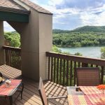 Condo balcony with Table Rock Lake view